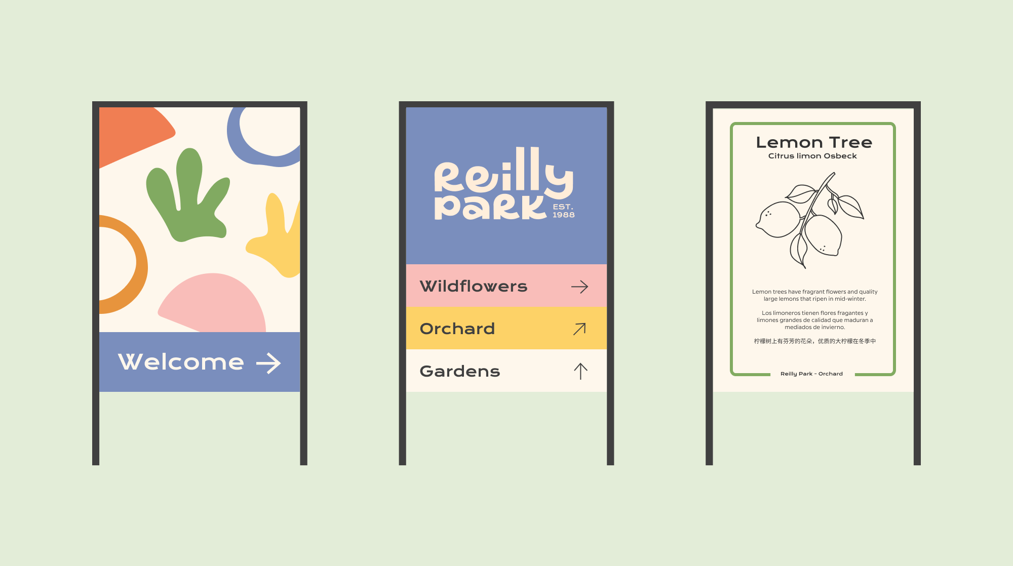 Park sign concepts